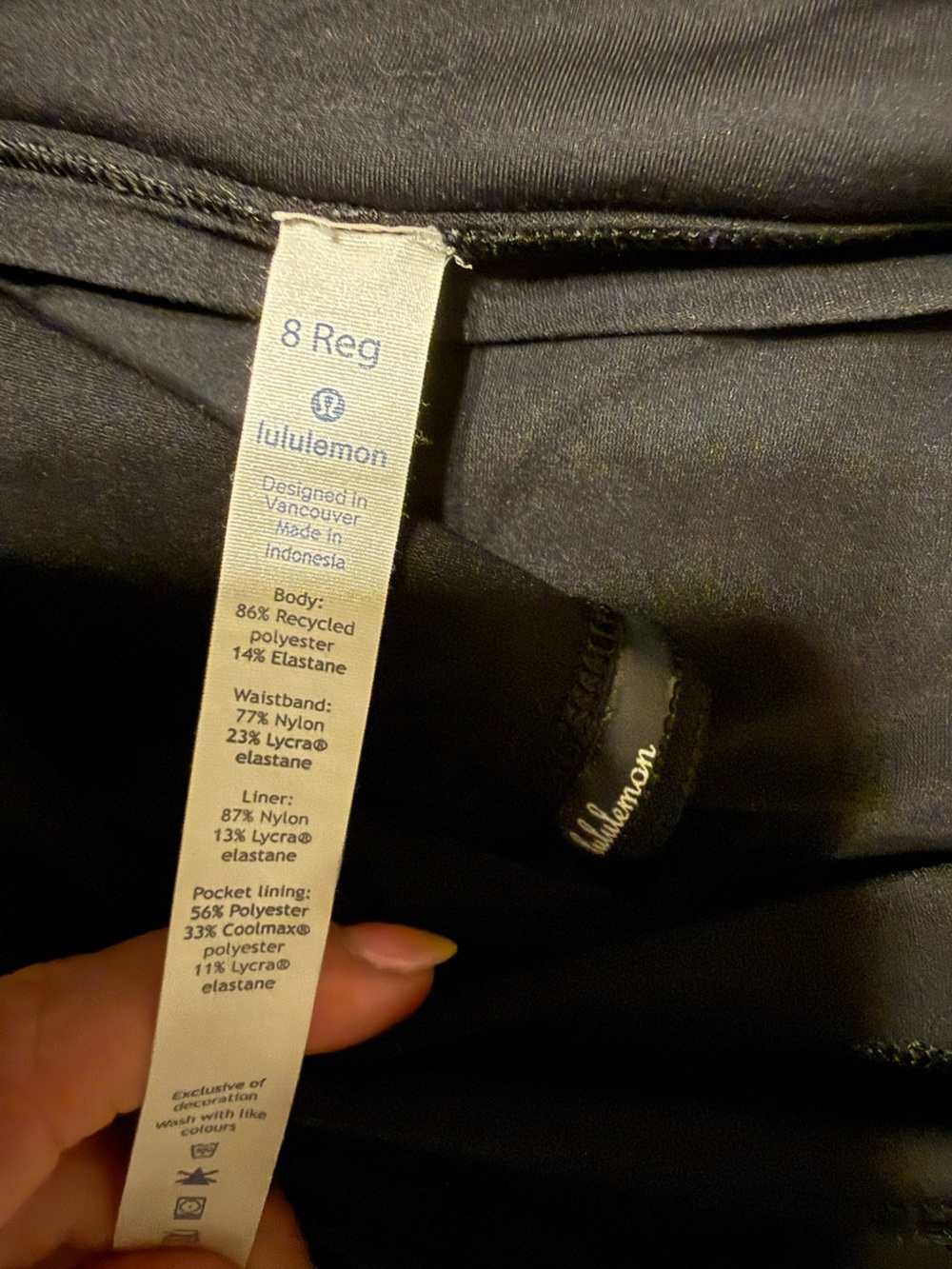 lululemon athletica Black Athletic Skort - Circuit Breaker Skort - Picture 5 of 5